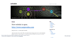 Desktop Screenshot of echobin.wordpress.com