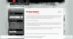 Desktop Screenshot of girlcycles.wordpress.com