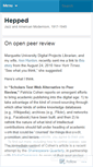 Mobile Screenshot of hepped.wordpress.com