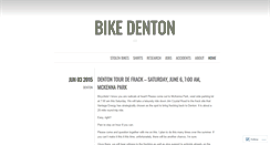 Desktop Screenshot of bikedenton.wordpress.com