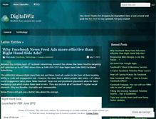 Tablet Screenshot of digitalwizdom.wordpress.com