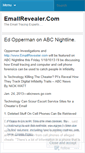 Mobile Screenshot of emailrevealer.wordpress.com