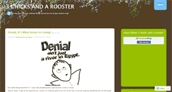 Desktop Screenshot of 3chicksandarooster.wordpress.com