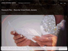 Tablet Screenshot of jamaicaweddingphotos.wordpress.com