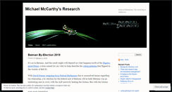 Desktop Screenshot of mickresearch.wordpress.com