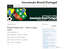 Tablet Screenshot of abpfutebol.wordpress.com