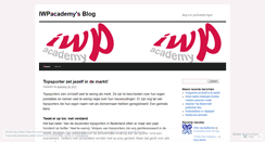 Desktop Screenshot of iwpacademy.wordpress.com