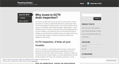 Desktop Screenshot of plumbingstudies.wordpress.com