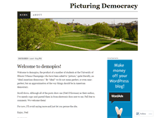 Tablet Screenshot of demopics.wordpress.com