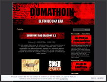 Tablet Screenshot of dumathoin.wordpress.com