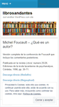 Mobile Screenshot of librosandantes.wordpress.com