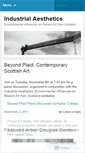Mobile Screenshot of industrialaesthetics.wordpress.com