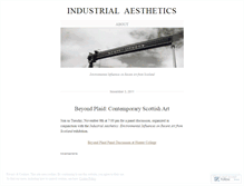 Tablet Screenshot of industrialaesthetics.wordpress.com