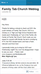 Mobile Screenshot of familytab.wordpress.com