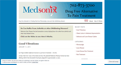 Desktop Screenshot of medsonix.wordpress.com