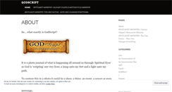 Desktop Screenshot of godscript.wordpress.com