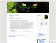 Tablet Screenshot of bullkater.wordpress.com
