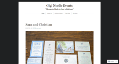 Desktop Screenshot of giginoelleevents.wordpress.com