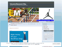 Tablet Screenshot of educacionfisicacsvp.wordpress.com