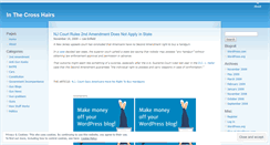 Desktop Screenshot of inthecrosshairs.wordpress.com