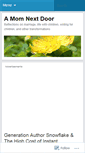 Mobile Screenshot of amomnextdoor.wordpress.com