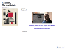 Tablet Screenshot of gabrielhancean.wordpress.com