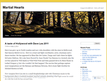 Tablet Screenshot of martialhearts.wordpress.com