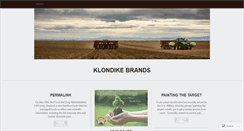 Desktop Screenshot of klondikebrands.wordpress.com