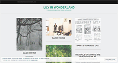 Desktop Screenshot of lilyinwonderland.wordpress.com