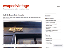 Tablet Screenshot of evapeel.wordpress.com
