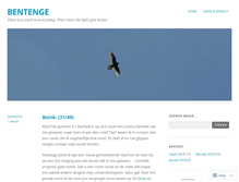Tablet Screenshot of bentenge.wordpress.com