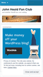Mobile Screenshot of fansofjohnheald.wordpress.com