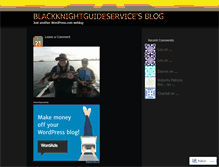 Tablet Screenshot of blackknightguideservice.wordpress.com