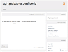 Tablet Screenshot of adrianabastosconfiserie.wordpress.com