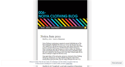 Desktop Screenshot of noiyaclothing.wordpress.com