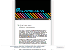 Tablet Screenshot of noiyaclothing.wordpress.com
