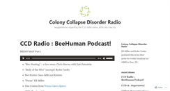 Desktop Screenshot of colonycollapsedisorder.wordpress.com