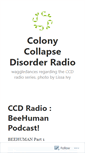 Mobile Screenshot of colonycollapsedisorder.wordpress.com