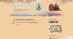 Desktop Screenshot of dancingcatsaloon.wordpress.com