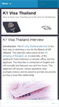 Mobile Screenshot of k1visathailand.wordpress.com