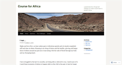 Desktop Screenshot of courseforafrica.wordpress.com