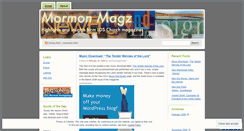 Desktop Screenshot of mormonmagz.wordpress.com