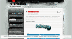 Desktop Screenshot of enlaprorroga.wordpress.com