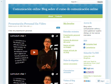 Tablet Screenshot of comunicaciononline.wordpress.com