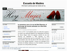 Tablet Screenshot of escuelademadres.wordpress.com