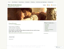Tablet Screenshot of michaelmas2010.wordpress.com