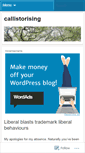 Mobile Screenshot of callistorising.wordpress.com