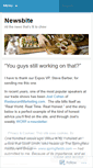 Mobile Screenshot of newsbite.wordpress.com