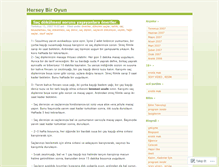 Tablet Screenshot of herseyoyun.wordpress.com