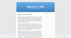 Desktop Screenshot of mgmmayur.wordpress.com